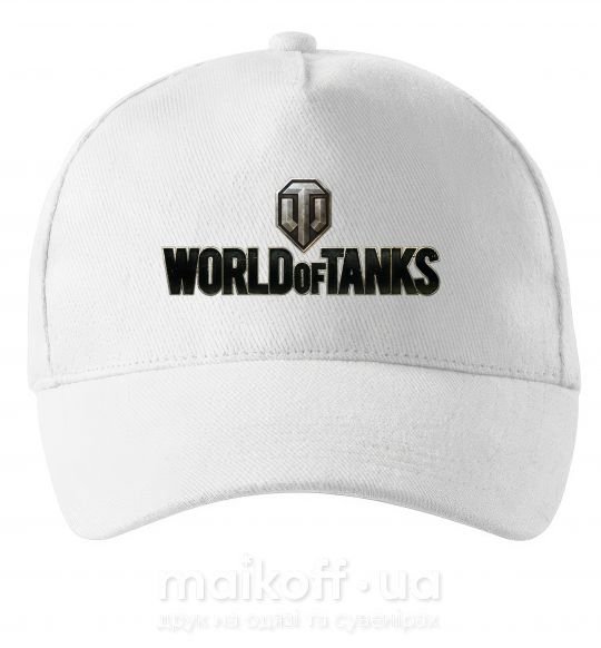Кепка World of Tanks лого цветное Белый фото