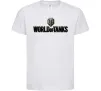 Дитяча футболка World of Tanks лого кольорове Білий фото