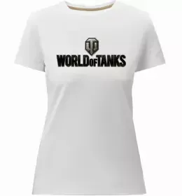 Женская премиум футболка Танки Черный фото