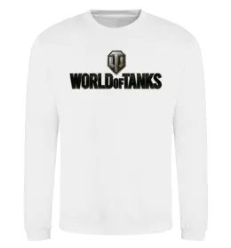 Світшот World of Tanks лого кольорове Білий фото