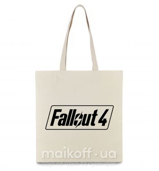 Еко-сумка Fallout 4 Бежевий фото