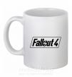 Чашка керамическая Fallout 4 Белый фото