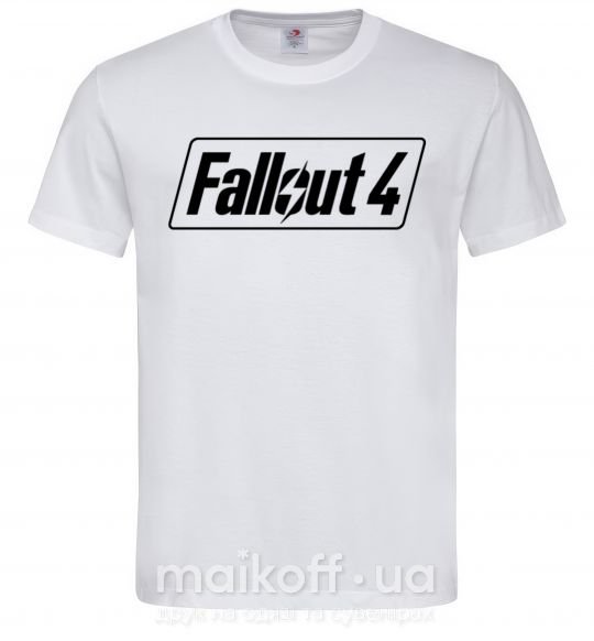 Чоловіча футболка Fallout 4 Білий фото