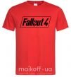 Чоловіча футболка Fallout 4 Червоний фото