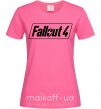 Женская футболка Fallout 4 Ярко-розовый фото
