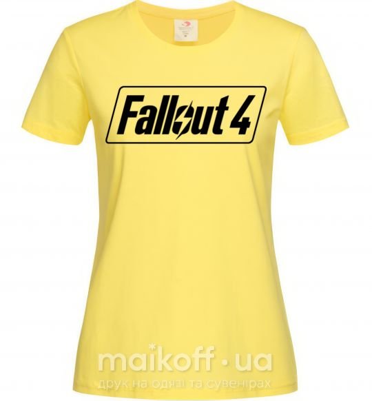 Женская футболка Fallout 4 Лимонный фото