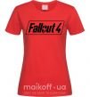 Женская футболка Fallout 4 Красный фото