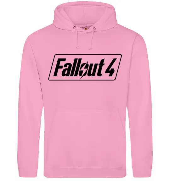 Мужская толстовка (худи) Fallout 4 Розовый фото