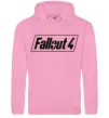 Мужская толстовка (худи) Fallout 4 Розовый фото