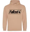 Женская толстовка (худи) Fallout 4 Песочный Женская толстовка (худи) Fallout 4 Песочный фото