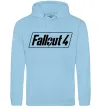 Жіноча толстовка (худі) Fallout 4 Блакитний фото