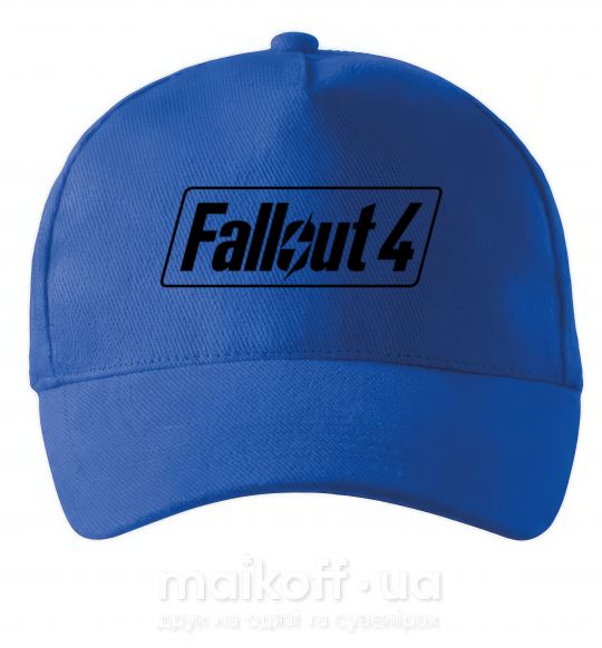 Кепка Fallout 4 Ярко-синий фото