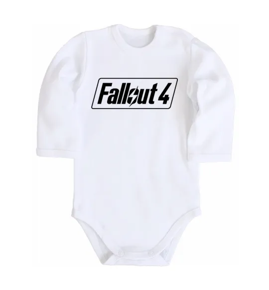 Дитячий бодік Fallout 4 Білий фото