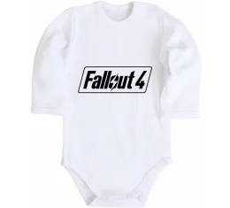 Дитячий бодік Fallout 4 Білий фото