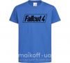 Дитяча футболка Fallout 4 Яскраво-синій фото