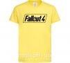 Детская футболка Fallout 4 Лимонный фото