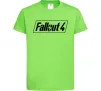 Детская футболка Fallout 4 Лаймовый Детская футболка Fallout 4 Лаймовый фото