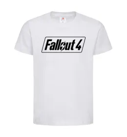 Детская футболка Fallout 4 Белый фото