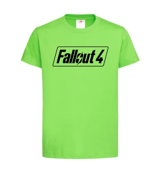 Детская футболка Fallout 4 Лаймовый фото