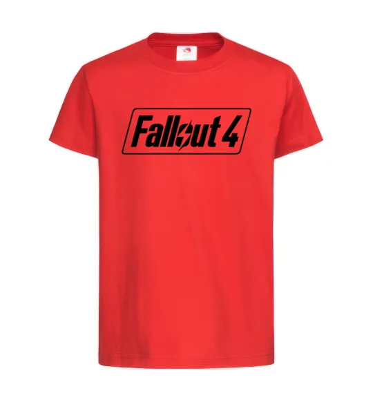 Детская футболка Fallout 4 Красный фото