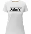 Жіноча преміум футболка Fallout 4 Білий фото