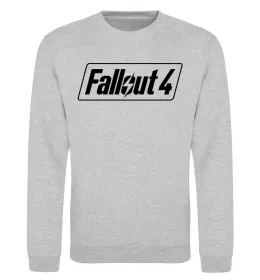 Світшот Fallout 4 Сірий меланж фото
