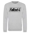 Свитшот Fallout 4 Серый меланж фото