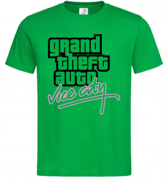 Чоловіча футболка Grand theft auto Vice city Зелений фото