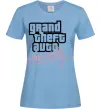 Жіноча футболка Grand theft auto Vice city Блакитний Жіноча футболка Grand theft auto Vice city Блакитний фото