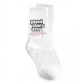 Шкарпетки GTA logo Білий фото