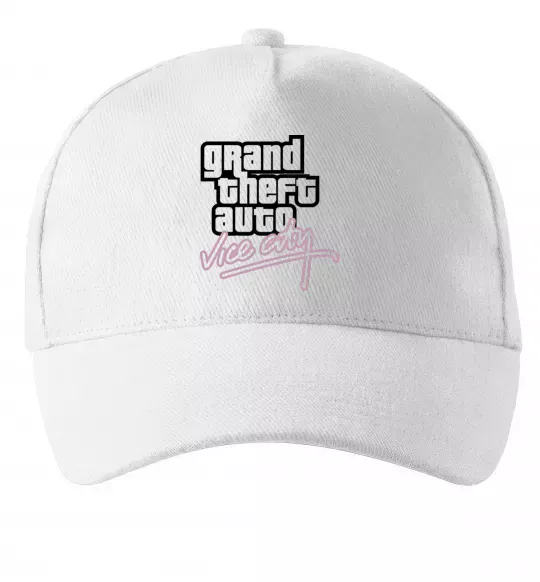 Кепка Grand theft auto Vice city Білий фото