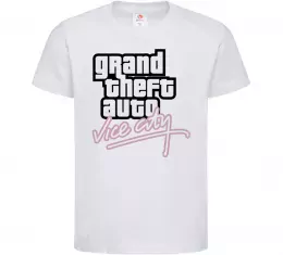 Дитяча футболка GTA logo Білий фото