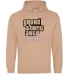 Мужская толстовка (худи) Grand theft auto Vice city Песочный Мужская толстовка (худи) Grand theft auto Vice city Песочный фото
