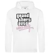 Женская толстовка (худи) Grand theft auto Vice city Белый фото