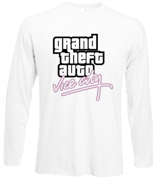 Реглан Grand theft auto Vice city Белый фото