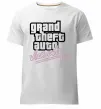 Мужская премиум футболка Grand theft auto Vice city Белый фото