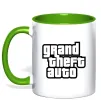 Чашка с цветной ручкой GTA logo Лаймовый Чашка с цветной ручкой GTA logo Лаймовый фото