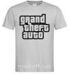 Мужская футболка GTA logo Серый фото