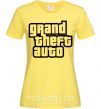Женская футболка GTA logo Лимонный фото
