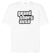 Футболка Оверсайз GTA logo Білий фото