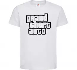 Дитяча футболка GTA logo Білий фото