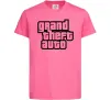 Дитяча футболка GTA logo Яскраво-рожевий фото
