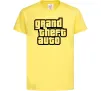 Дитяча футболка GTA logo Лимонний фото