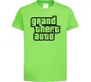 Дитяча футболка GTA logo Лаймовий фото