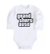 Дитячий бодік GTA logo Білий фото