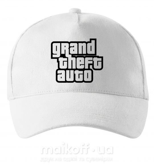Кепка GTA logo Білий фото