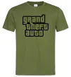 Чоловіча футболка GTA logo Оливковий фото