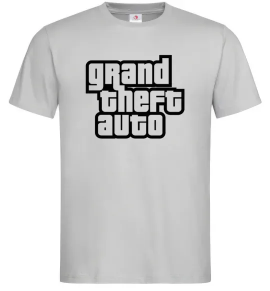 Чоловіча футболка GTA logo Сірий фото