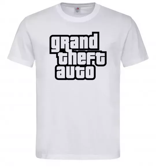 Чоловіча футболка GTA logo Білий фото