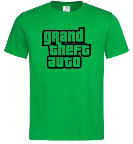 Чоловіча футболка GTA logo Зелений фото